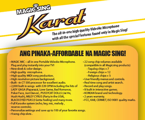 Magic Sing Karat